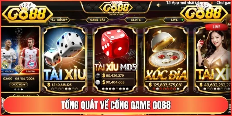Tổng quát về cổng game Go88