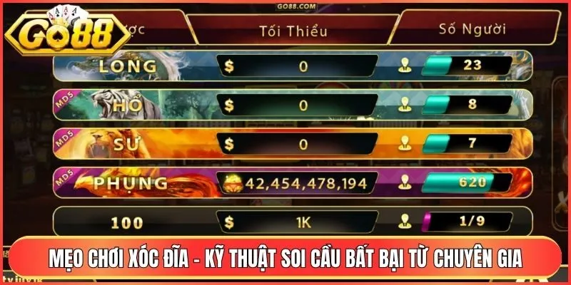 Mẹo Chơi Xóc Đĩa - Kỹ Thuật Soi Cầu Bất Bại Từ Chuyên Gia